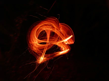 photography Fire juggling HD Desktop Wallpaper | Background Image