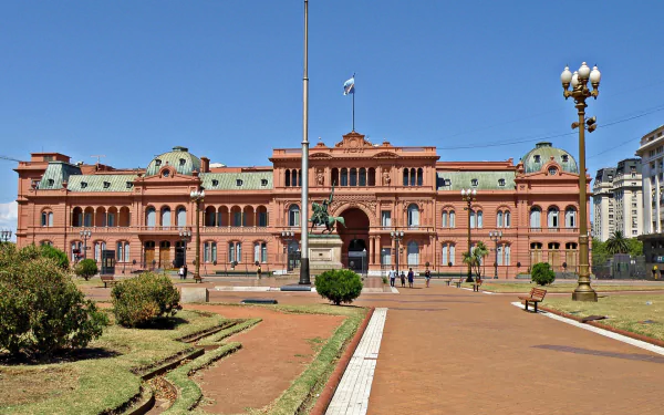 man made Casa Rosada HD Desktop Wallpaper | Background Image