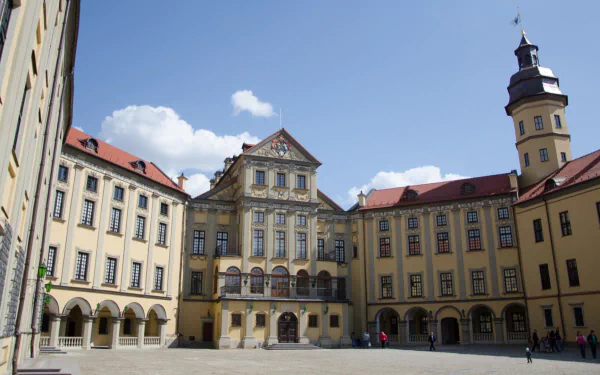 man made Nesvizh Castle HD Desktop Wallpaper | Background Image