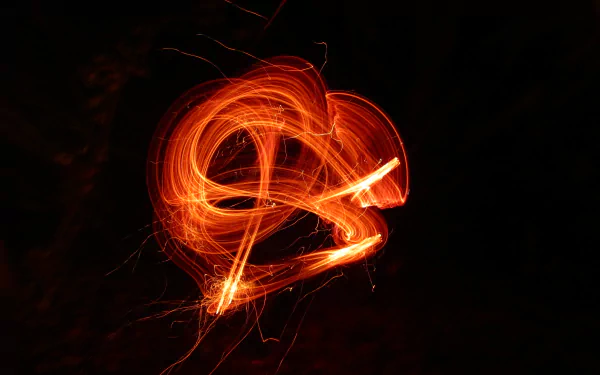 photography Fire juggling HD Desktop Wallpaper | Background Image