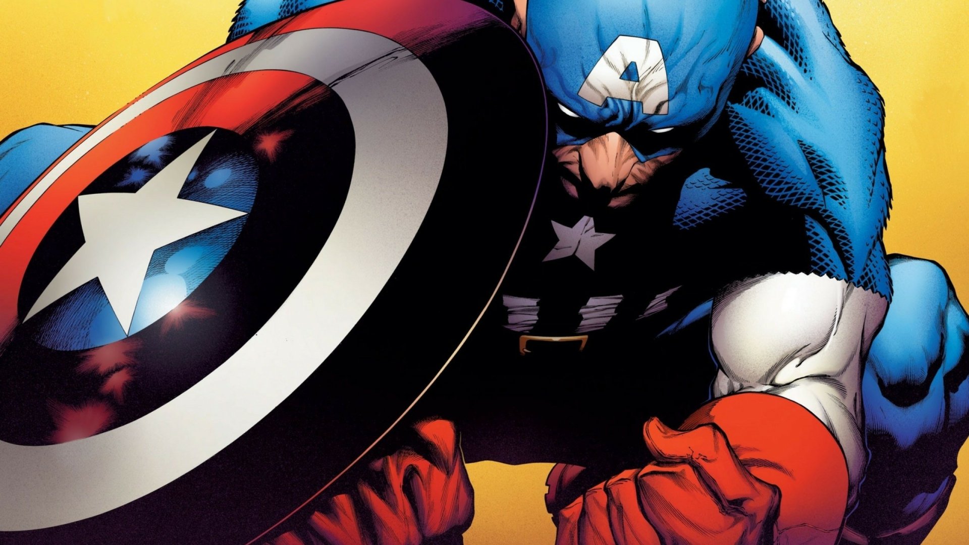 Download Comic Captain America HD Wallpaper
