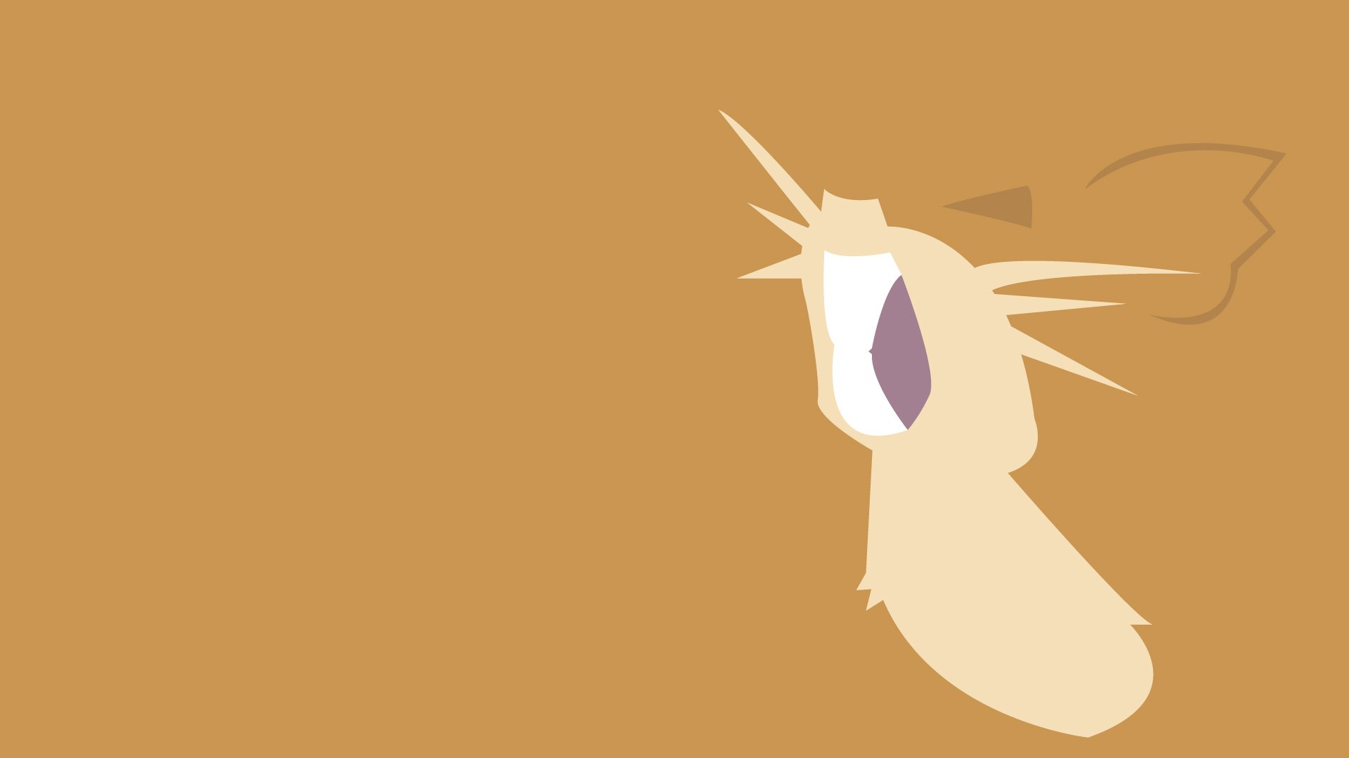 Download Minimalist Raticate (Pokémon) Video Game Pokemon Minimalist Gaming HD Wallpaper
