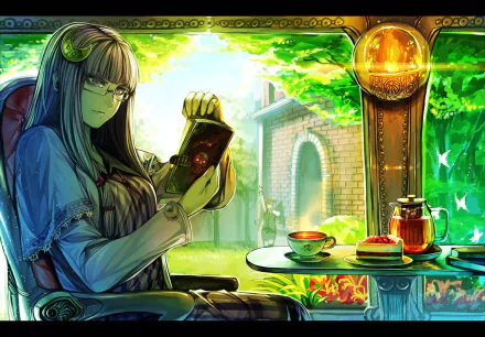 Koakuma (Touhou) Patchouli Knowledge Anime Touhou HD Desktop Wallpaper | Background Image