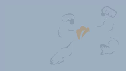 Minimalist HD PC wallpaper: pale-blue Machamp (Pokémon) silhouette with four arms and a subtle chest emblem — minimalist gaming video game Pokémon background.