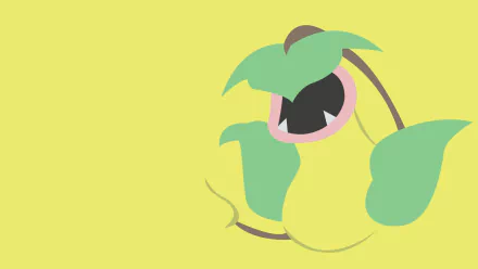 minimalist Victreebel (Pokémon) video game Pokemon Minimalist Gaming HD Desktop Wallpaper | Background Image