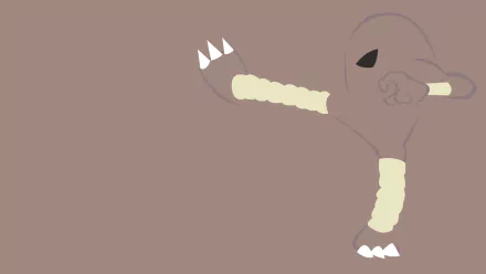 minimalist Hitmonlee (Pokémon) video game Pokemon Minimalist Gaming HD Desktop Wallpaper | Background Image
