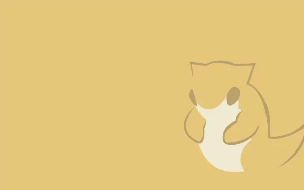 minimalist ground pokémon Sandshrew (Pokémon) video game Pokemon Minimalist Gaming HD Desktop Wallpaper | Background Image