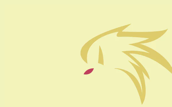 red eyes minimalist Ninetales (Pokémon) video game Pokemon Minimalist Gaming HD Desktop Wallpaper | Background Image