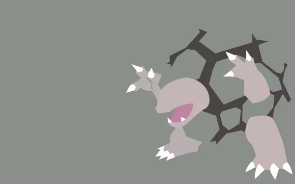 minimalist Golem (Pokemon) video game Pokemon Minimalist Gaming HD Desktop Wallpaper | Background Image