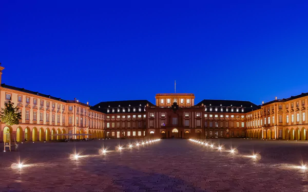 man made Mannheim Palace HD Desktop Wallpaper | Background Image