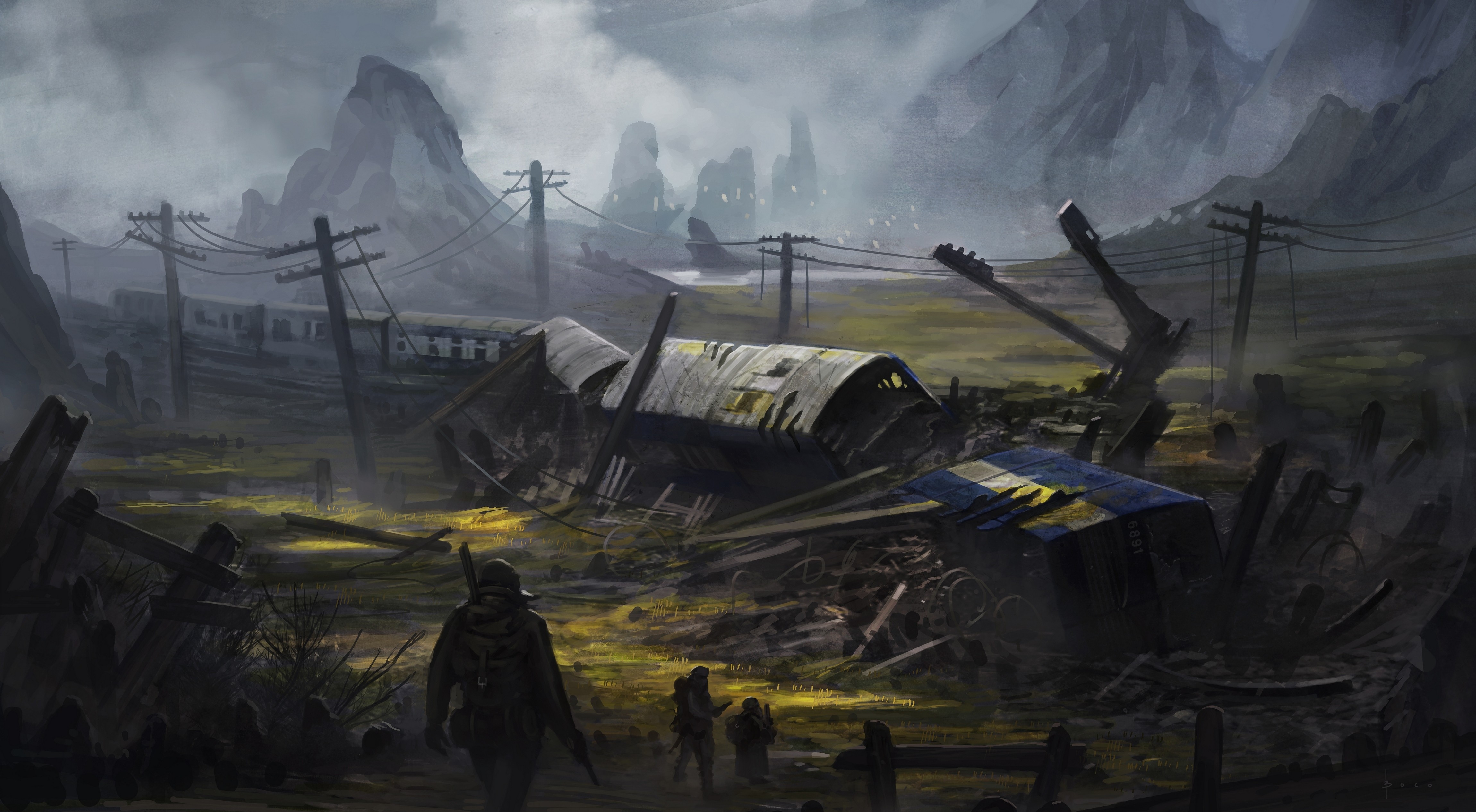 Download Sci Fi Post Apocalyptic 4k Ultra HD Wallpaper By Bram Sels