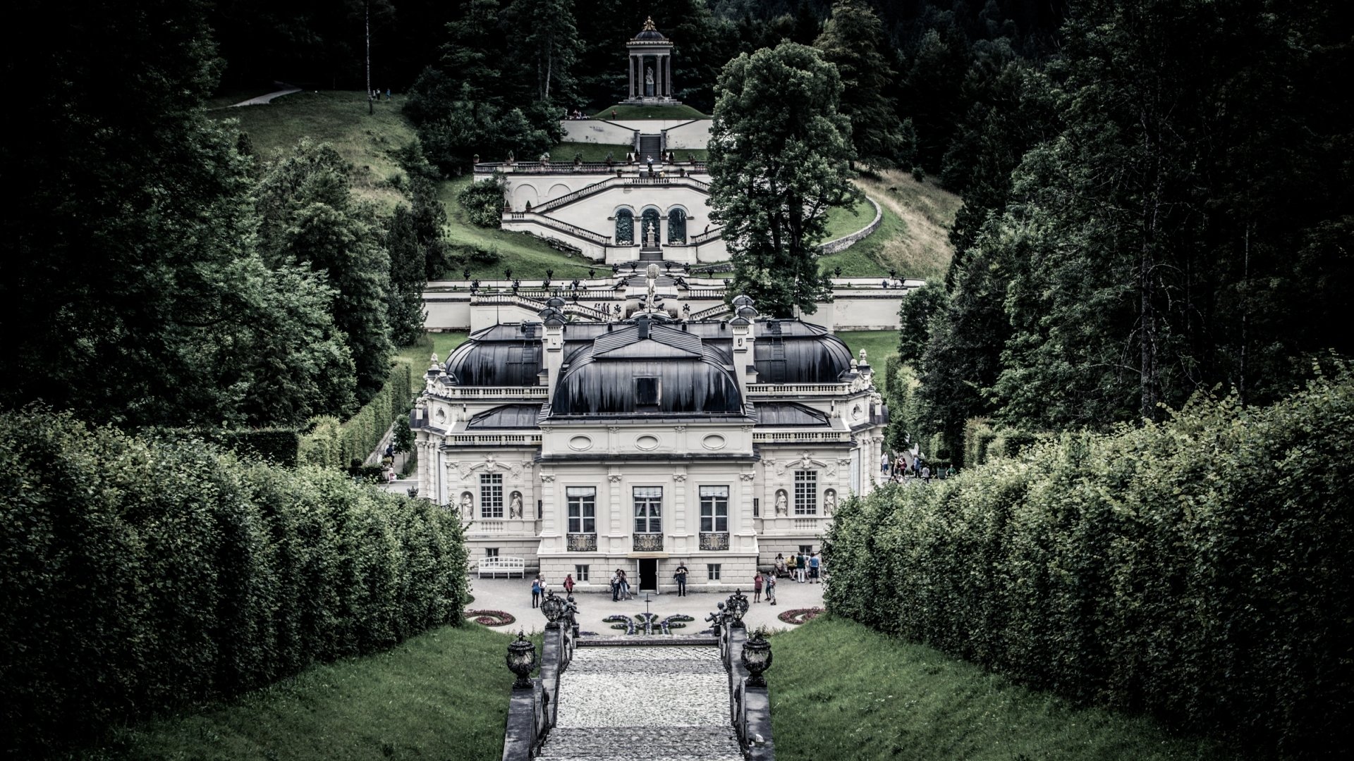 Download Man Made Linderhof Palace HD Wallpaper