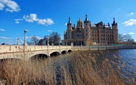 man made Schwerin Palace HD Desktop Wallpaper | Background Image