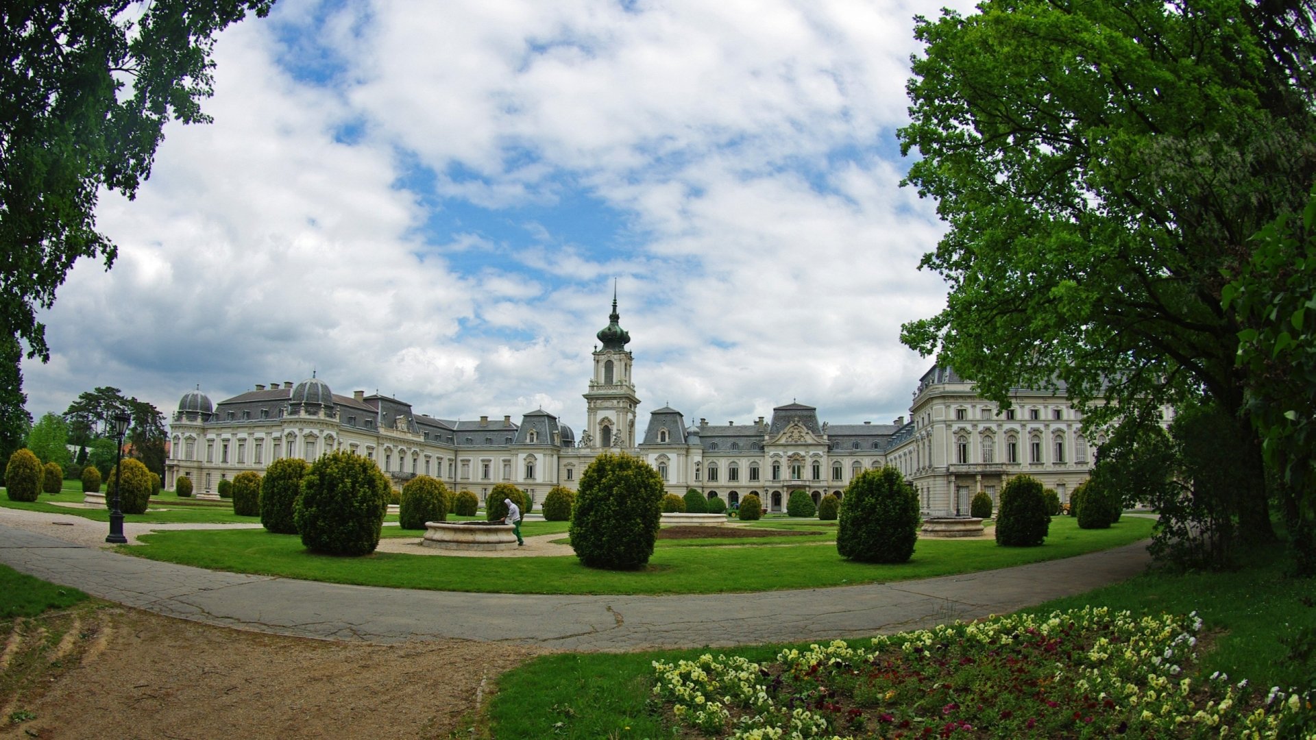 Download Man Made Festetics Palace HD Wallpaper