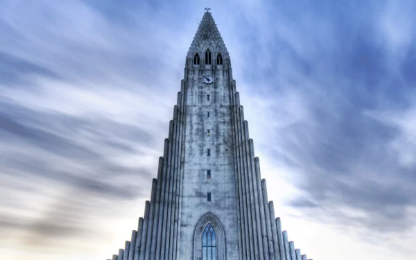 church of hallgrim Iceland reikjavik religious Hallgrimskirkja HD Desktop Wallpaper | Background Image