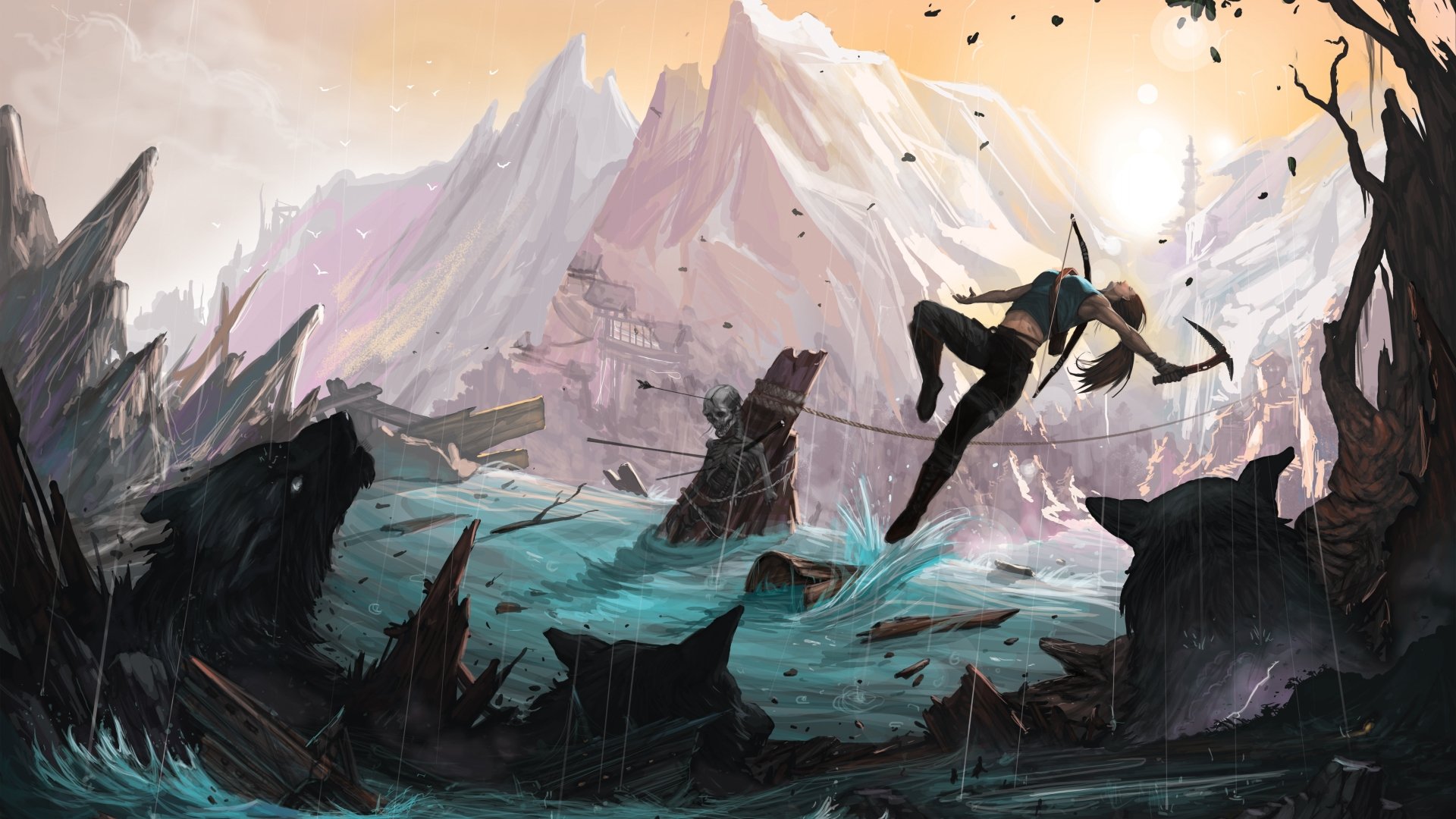 Download Video Game Tomb Raider 4k Ultra HD Wallpaper | 5000x2812 ... — free download
