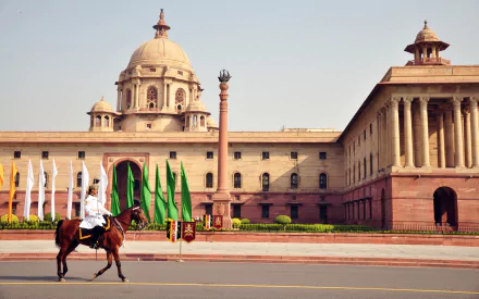 man made Rashtrapati Bhavan HD Desktop Wallpaper | Background Image