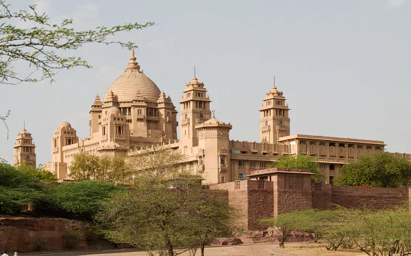 man made Umaid Bhawan Palace HD Desktop Wallpaper | Background Image