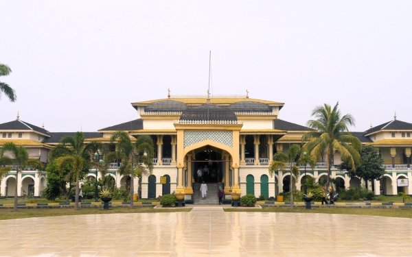 Man Made Maimun Palace Palaces Indonesia HD Wallpaper | Background Image