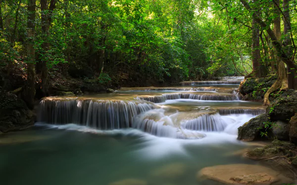 Thailand nature stream HD Desktop Wallpaper | Background Image
