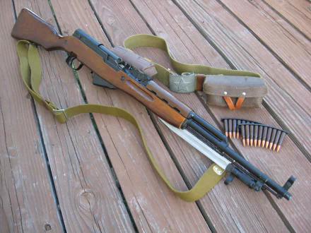 man made SKS rifle HD Desktop Wallpaper | Background Image