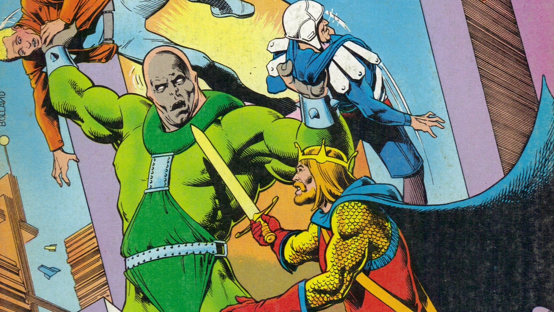 Download Comic Camelot 3000 HD Wallpaper