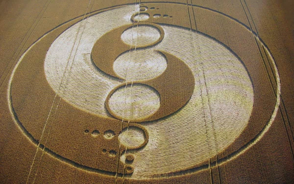 man made crop circle HD Desktop Wallpaper | Background Image