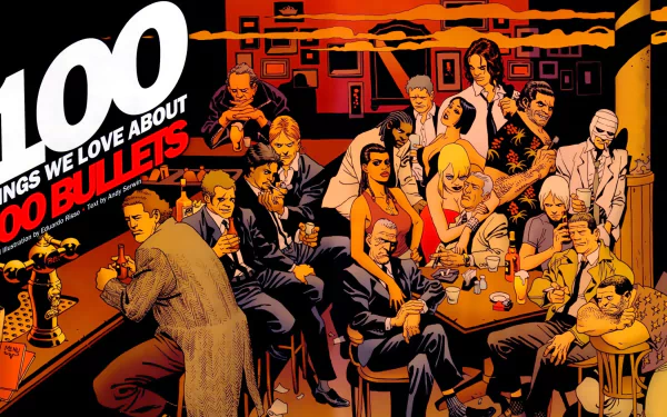 Comic 100 bullets HD Desktop Wallpaper | Background Image