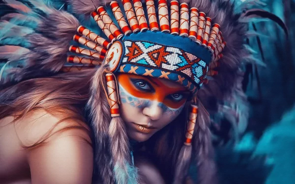 woman native american HD Desktop Wallpaper | Background Image