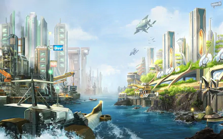 video game anno 2070 HD Desktop Wallpaper | Background Image