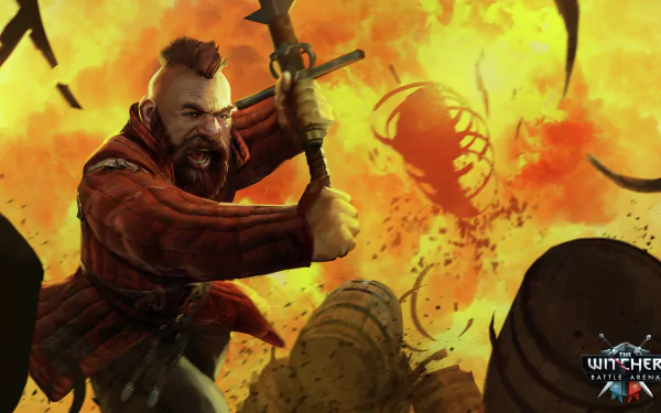 video game The Witcher: Battle Arena HD Desktop Wallpaper | Background Image