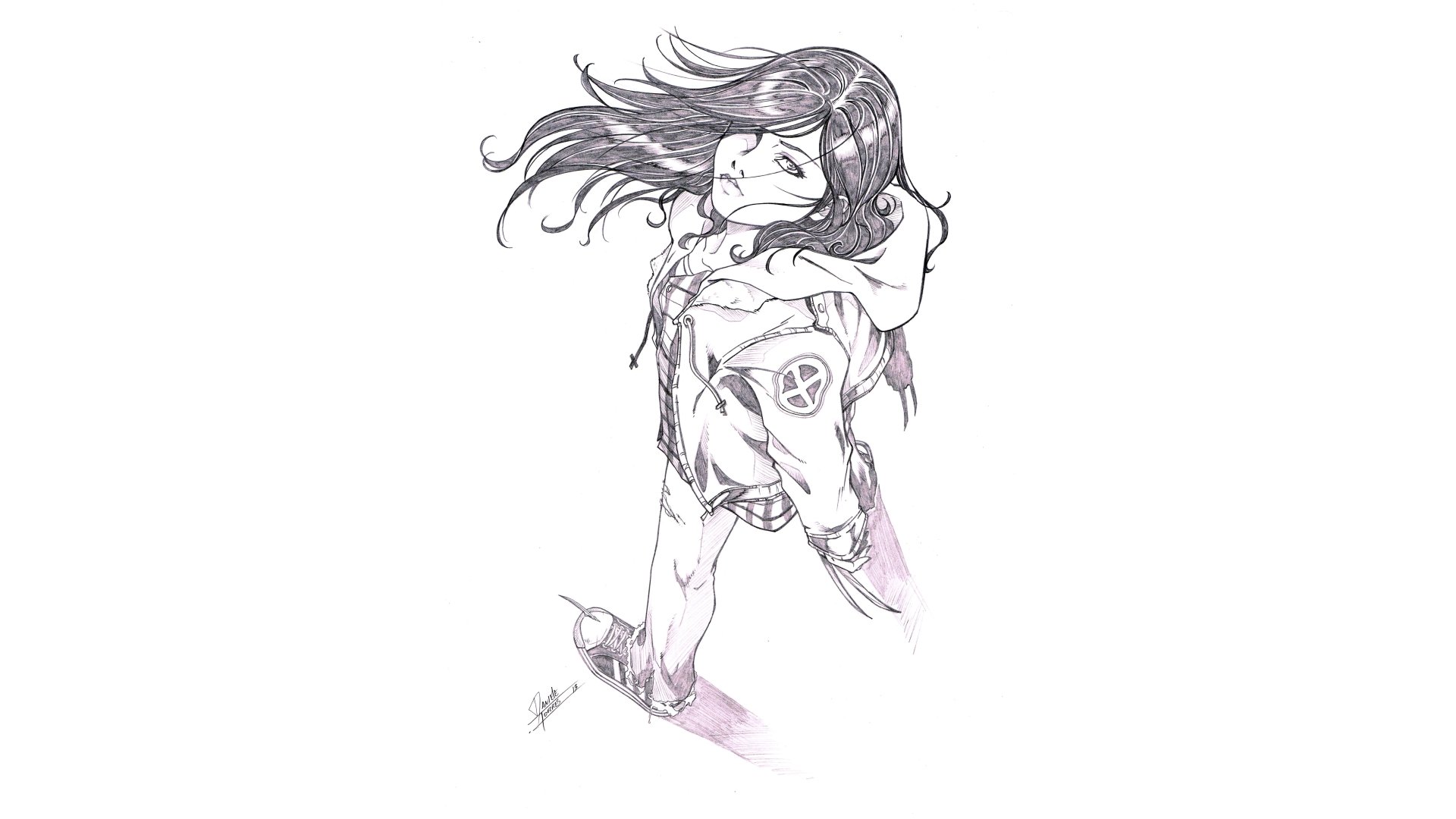 Download Comic X-23 8k Ultra HD Wallpaper