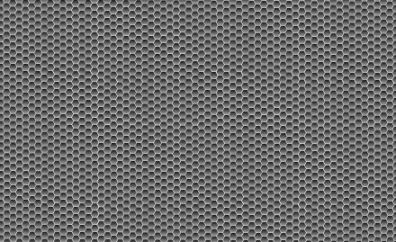 Abstract hexagon pattern in grayscale, featured as a 4K Ultra HD PC desktop wallpaper and background with a textured, honeycomb-like design.