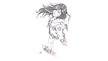 Comic X-23 HD Desktop Wallpaper | Background Image