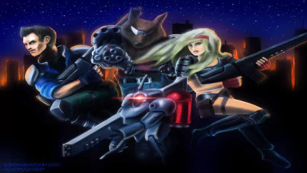 video game Contra: Hard Corps HD Desktop Wallpaper | Background Image