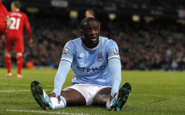 midfielder Yaya Toure Sports HD Desktop Wallpaper | Background Image