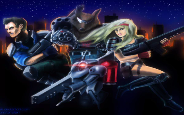 video game Contra: Hard Corps HD Desktop Wallpaper | Background Image