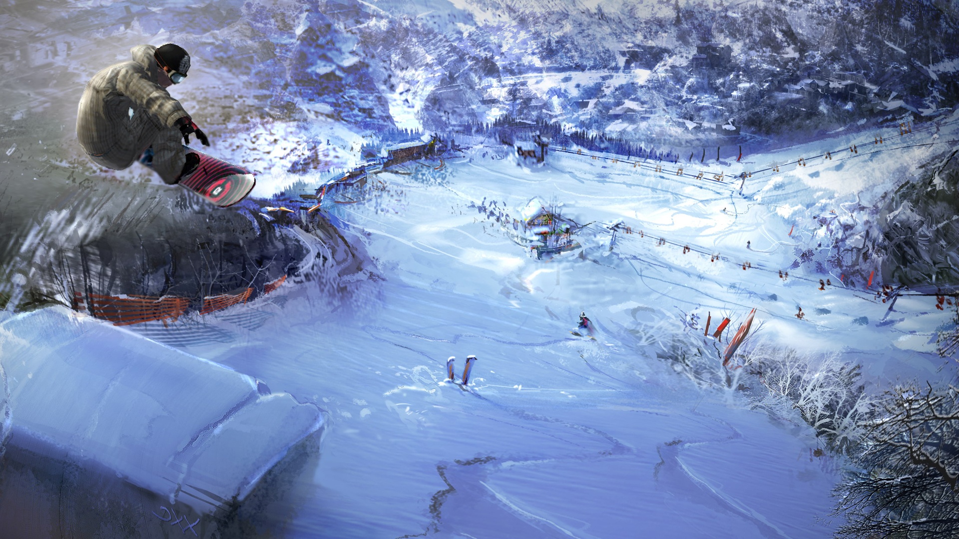 Video Game 1080° Snowboarding HD Wallpaper | Background Image