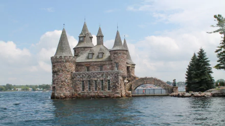 man made Boldt Castle HD Desktop Wallpaper | Background Image