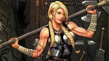 Comic valkyrie HD Desktop Wallpaper | Background Image