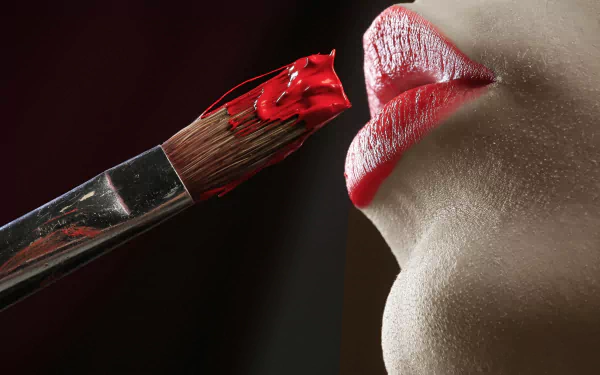 woman lips HD Desktop Wallpaper | Background Image