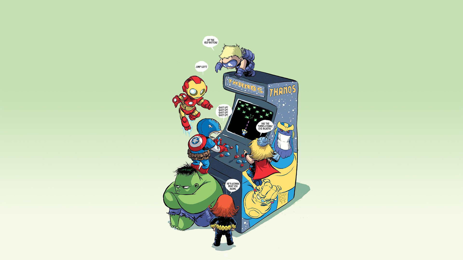 Comics Baby Avengers HD Wallpaper | Background Image