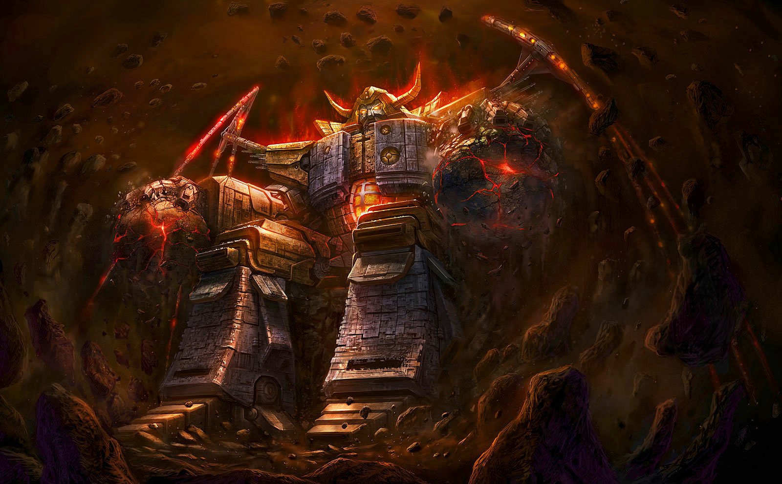 Epic Sci-Fi Transformers HD Wallpaper: The Rise of the Fiery Colossus ...