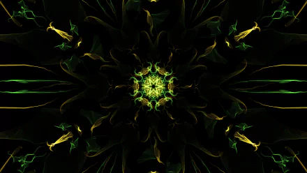 Abstract generative HD Desktop Wallpaper | Background Image