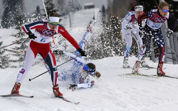 skiing Sports HD Desktop Wallpaper | Background Image