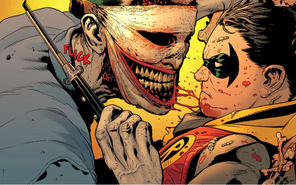 Damian Wayne Robin (DC Comics) Joker Comic HD Desktop Wallpaper | Background Image