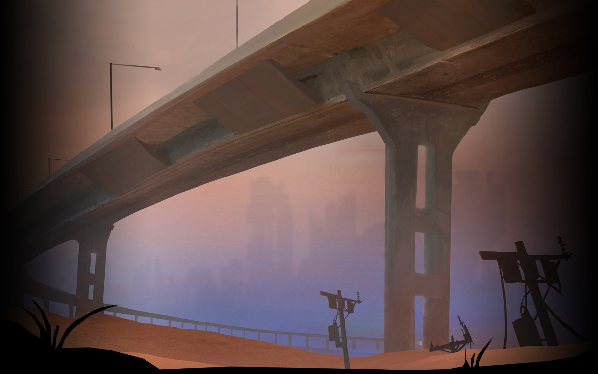 Download Video Game A City Sleeps HD Wallpaper