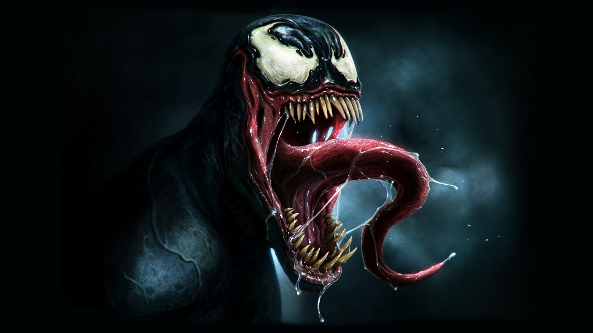 Venom Dark 4K Wallpaper For PC