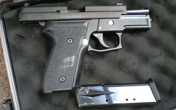 man made sig sauer pistol HD Desktop Wallpaper | Background Image