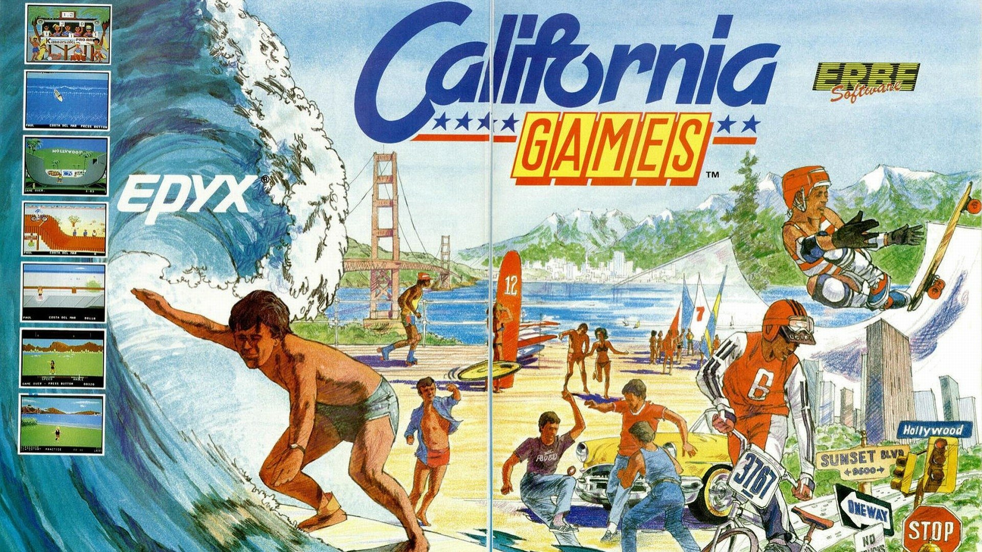Download Video Game California Games HD Wallpaper